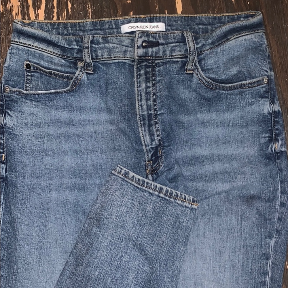 calvin klein high rise skinny jeans size 31/30
